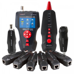 NOYAFA NF-8601W V&otilde;rgukaabli tester RJ45 RJ11 BNC Multifunktsionaalne POE PING Crosstalk Lan V&otilde;rgu Test 8 tk Kaugjuhtimispuldiga Kaablij&auml;lgija must