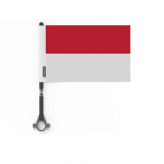 Drapeau - Monaco - 10 t&uuml;kki - 14 x 21 cm - Pol&uuml;ester - J&auml;lje rekto/verso