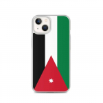 Coque iPhone &ndash; mitmev&auml;rviline &ndash; Drapeau de la Jordanie &ndash; Supp &ndash; Design fin et l&eacute;ger &ndash; iPhone 13