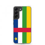 Coque T&eacute;l&eacute;phone &ndash; Samsung &ndash; Galaxy S22 Plus &ndash; Drapeau R&eacute;publique Centrafricaine &ndash; Supp &ndash; Mitmev&auml;rviline