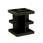 Yousheng hoiuriiul riiul Kosmeetikaorganisaator Suure mahutavusega mitmekihiline disain 360 kraadi p&ouml;&ouml;ratav puidust parf&uuml;&uuml;miriiul v&auml;ljapanekuhoidja pruun