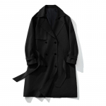 Trenchcoat Meeste Keskmise pikkusega S&uuml;gis ja Talv Keskmise pikkusega S&uuml;gis ja Talv Paaride Retro &Uuml;le p&otilde;lve mantel Mantel M