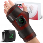 Elektriline k&uuml;tte randmetugi Kaitserihm tugiplaadiga 3 taseme reguleerimine Kuumutatav Laetav Termiline K&auml;e randmepael for Right Hand must