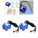 2x USB Port Replacement Pump for Cat Water Fountain pet animal Long Lifespan