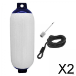 Heavy-Duty Boat s for Yachts and Sailboats - Pack of 2 , Blue White,