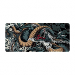 Lauaarvuti hiirematt Clear Dragon Print Libisemisvastane tekstuur S&uuml;learvuti lauapadja kaitsja Kontori lauamatt Laua kirjutusalus kontorisse ja koju S roheline