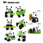 Uus huvitav autodekoratsioon armas v&auml;ike panda kujuke auto keskkonsooli armatuurlaua kaunistus mikromaastik DIY tarvikud