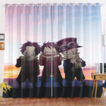 Multikas kardin Luffy Gear 5 Poistele Piraadid 3D Prindi Magamistuba Elutuba Akna Pimendav Vaheseina Stiil Kodu Kaunistus 100x140cm