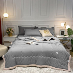 UUS tekk Pehme esmaklassiline puuvillane tekk Queen-suurusega konditsioneeriga tekk 2pcs 48x74cm&1000g