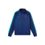 Nike FC Barcelona Toetajate Jalgpalli Treeningjakk Meeste &Uuml;ler&otilde;ivad S&uuml;gav-Kuninglik-Sinine CW6045-455 XL