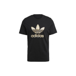 Adidas Originals Camo T&auml;idisega T-s&auml;rk Vabaaja Spordi &Uuml;mmarguse Kaelusega L&uuml;hikeste Varrukatega Meeste Topid Must GN1856 S