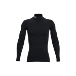 Under Armour &Uuml;hev&auml;rviline logoga k&otilde;rge kaelusega kompressioonpikkade varrukatega T-s&auml;rk meestele, must 1366072-001 M