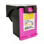 V&auml;rviline 63 XL tindikassett HP OfficeJet 3830 4650 5255 DeskJet 1110 2134 jaoks