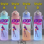 K-Pop Deemonik&uuml;tid Anime Tegelane Veetass Suure Mahutavusega V&auml;litingimustes Kaasaskantav N&ouml;&ouml;riga Joogipudel Kingitus Poistele ja T&uuml;drukutele Style A