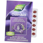 Lavendel rahustamiseks ja l&otilde;&otilde;gastumiseks, CalmAid Kliiniliselt uuritud lavendel, Nature's Way 30 geelkapslit (71344103) 30softgels