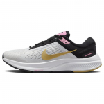 Nike Air Zoom Structure 24 'White Black Wheat Gold' Naiste vabaajajalatsid DA8570-106 36.5