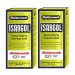 Baidyanath Isabgol Psyllium Koor Pulber 100g Pakk 2 t&otilde;husalt leevendab k&otilde;hukinnisust Looduslik kiudaine lisand seedimisele