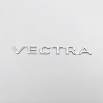 1 tk 3D metallist VECTRA Opel Pagasiruumi Embleem M&auml;rk Corsa Astra Grandiand Frontera jaoks Insignia Autotarvikud Silver VECTRA