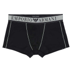 Emporio Armani PIKEE MIKROKIUD Bokserid, Eest avatavad, Meeste, EL Suurus, 54045323, 98. Must