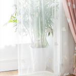 3D Pilve tikandiga Lastekardinad Ruumi pimendamiseks, Termoisoleeritud, Blackout Aknakate, Aasade &uuml;laosaga Aknakardinad 1PC W100 x H200cm&Grommet Ring Top