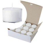 Kameyama Candle House Neo l&auml;bipaistev tass, 6-tunnine t&uuml;&uuml;p, 24 t&uuml;kki