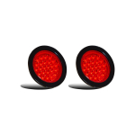 APSMOTIV 4 &uuml;mmargune LED-haagise tagatuli 2 tk 24 LED-iga peatus-, suuna-, piduri-, gabariit- ja haagise reaalne tuli veoautodele, haagistele, matkaautodele Veekindel