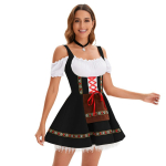 Halloweeni peokleit Maskeraadikost&uuml;&uuml;m Cosplay kost&uuml;&uuml;m Lavakost&uuml;&uuml;m Kost&uuml;&uuml;m &Otilde;llet&uuml;druku kleit M must