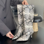 Mood Liyke Uus Mood Pika T&otilde;mblukuga P&otilde;lvp&uuml;ksid Disainer Naiste Lehmamustriga Nahast Terava Otsaga Madalad &Otilde;hukesed Kontsad Peo Tantsukingad Suurus 43 35 hall