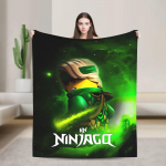 Soe Pehme TekkLapse Lennukireis N-Ninjago Lloyd Visketekk Flanell Voodikate Diivanivoodi Uudne Diivanvoodi Kate 30x40in
