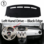 Auto armatuurlaud Katte v&auml;ltimine Valgusmatt Instrumentide platvormi kate Matt Vaip Tarvikudr Fiat 500 500c 500e 2007-2024 jaoks