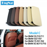 Auto vasakpoolse parempoolse istme seljatoe nahast taskukate BMW 5 GT X5 X6 7-seeria F10 F11 F07 F01 F02 F15 F16 730 735 740 jaoks Model C Sattel Brown