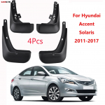 Mudguards for Hyundai i25 Accent Solaris Dodge Attitude Car Fender mud flap Splash Guard 2011-2017 4pcs 2012 2013 2014 2015