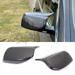 S&uuml;sinikkiust auto tagavaate uks tiibpeegel k&uuml;ljepeegli kaaned korpuse korpus BMW E60 E61 E63 E64 5 6 seeria mudelile Bright black-2pcs