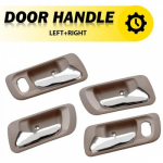 4Xs Rear L+R Front Door Handle ide For Beige 2000 2002 Honda Accord SE