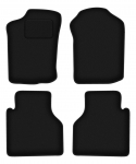 Dywaniki samochodowe welurowe czarne do: Citroen BX Hatchback/kombi (1982-1994)