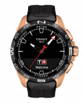 TISSOT Meeste T-Touch Connect Solar K&auml;ekell, Must Tihvtitahvel, Kummirihm, T1214204705102 [Ametlik Import]