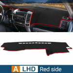 Toyota Land Cruiser Prado 120 FJ120 2003-2009 jaoks Auto armatuurlaua p&auml;ikesekate Libisemisvastane kate Tarvikud 2008 2007 2006 2005 2004 Polyester-Red LHD