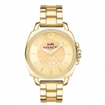 Coach Naiste Boyfriend Kuldse Viimistlusega 34mm Kristallikettaga K&auml;ekell 14503141 kuld