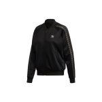Adidas Originals Tahke logotr&uuml;kiga triibuline lukuga jakk Naiste jakid Must FL4129 34
