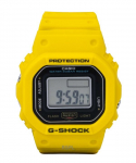 Casio G-Shock Nano Digitaalne Kollane Biop&otilde;hisest Vaikust Valmistatud Rihm Kvarts DWN-5600-9 200M Unisex Kell
