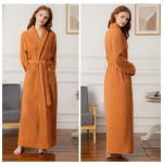 Naiste Froteer&uuml;&uuml; Kimono Pikk Puuvillane Hommikumantel Unisex Froteeriiul Hommikumantel Froteerist T&auml;ispikkuses R&uuml;&uuml; M