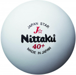 Nittaku lauatennise Jaapani treeningpallid, Star, Pallid, 3-pakk, NB-1340 valge