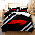 Fia F-Formula1 Maailma K&otilde;ik Hooajad Tekikate Tekk Voodipesu Komplektid Pehme Tekikate Ja Padjap&uuml;&uuml;rid Laste &Uuml;he/Kahekohaline/Queen/King EU Single(135*200cm)3pcs