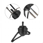 Adjustable Frog for Sword on Back, Ideal Cosplay Events