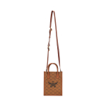 MCM Himmel Klassikaline Loorberilehe Logo Nahast T&otilde;mblukuga Koti Naiste T&otilde;mblukuga Kotid MMTEAAC02CO001 Basic Set (Bag+Dust Bag)