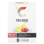 Celsius, Live Fit, J&otilde;hvika-sidruni, Kaasaskantav 14-pakk, 0,2 untsi (5,54 g) iga