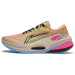 Li Ning Furious Rider 7.0 V2 Cushioning Slip Resistant Low top Running Shoes Men's Light Brown ARZT007-21 41 beige