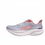 HOKA ONE ONE MACH 6 Mesh Cushioning Breathable Low top Training Racing Running Shoes Women's Gray 1147810-PLDS 36
