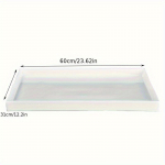 Korduvkasutatav suur ristk&uuml;likukujuline silikoonvorm, suur DIY kodune lauavaiguvorm, alus, puidust ja kohvilauakujuline vorm