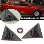 2 tk auto tagumise akna kolmnurkne luugukate Mazda 6 sedaanile 2002-2008 k&uuml;ljekatte sildid ABS v&auml;liaksessuaarid